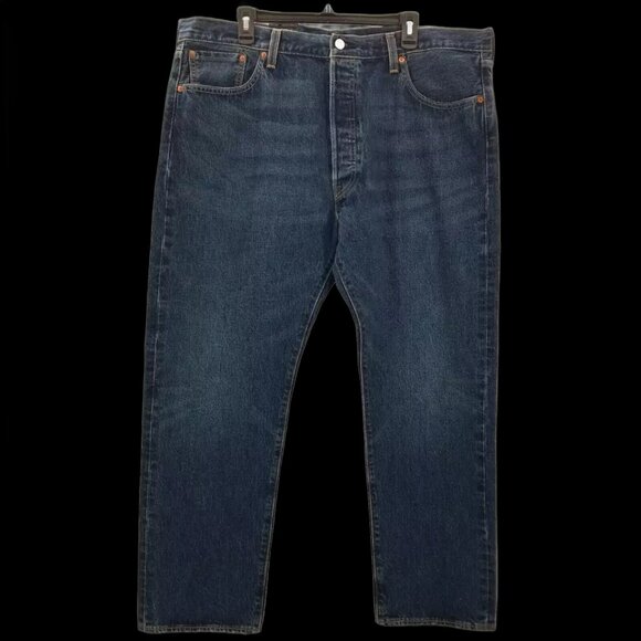 Levi's Premium Men 501 Slim Taper Blue Selvedge Wash Denim Jean 42 X 30 NWT